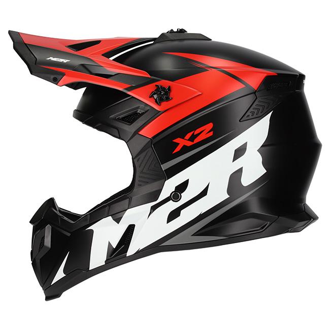 M2R X2 Helmet - Charger Pc-1F Red