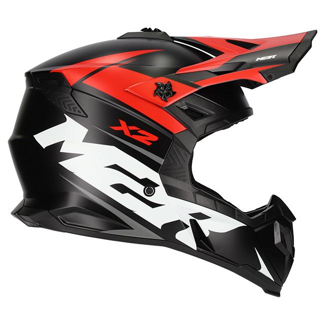 M2R X2 Helmet - Charger Pc-1F Red