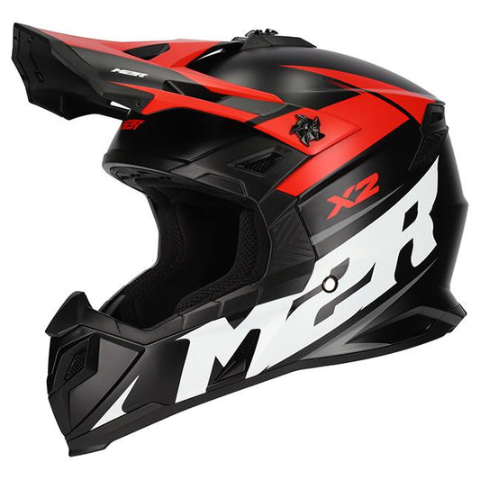 M2R X2 Helmet - Charger Pc-1F Red