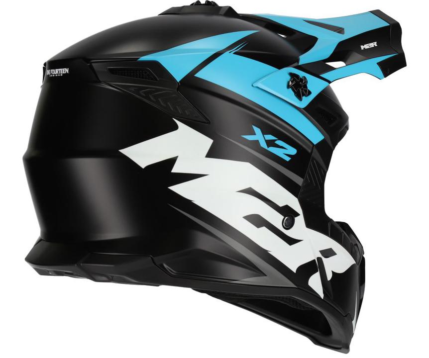 M2R X2 Helmet - Charger Pc-2F Blue