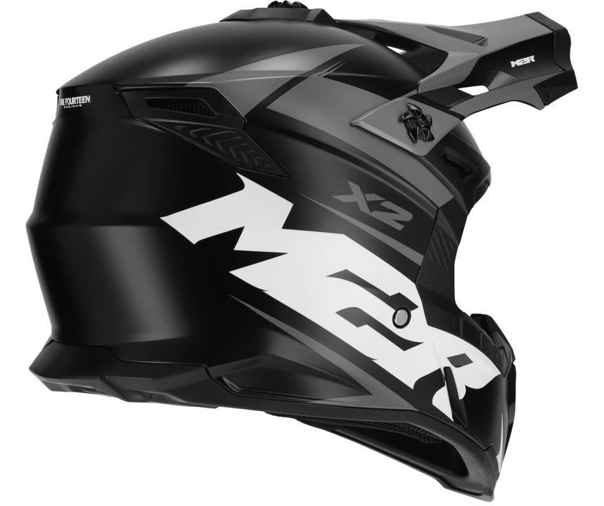 M2R X2 Helmet - Charger Pc-5F Silver