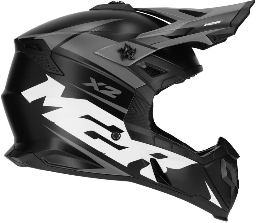 M2R X2 Helmet - Charger Pc-5F Silver
