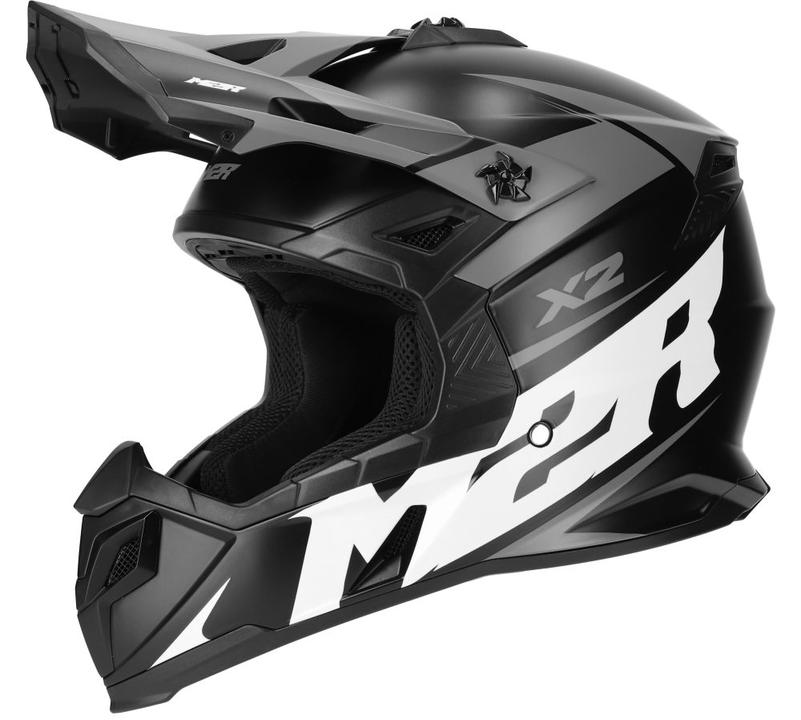M2R X2 Helmet - Charger Pc-5F Silver