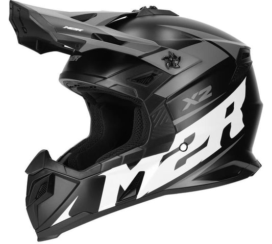 M2R X2 Helmet - Charger Pc-5F Silver