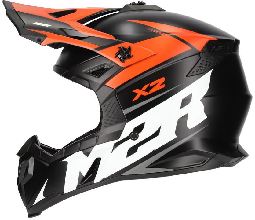 M2R X2 Helmet - Charger Pc-8F Orange