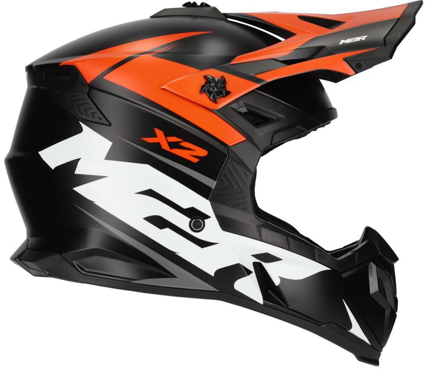 M2R X2 Helmet - Charger Pc-8F Orange