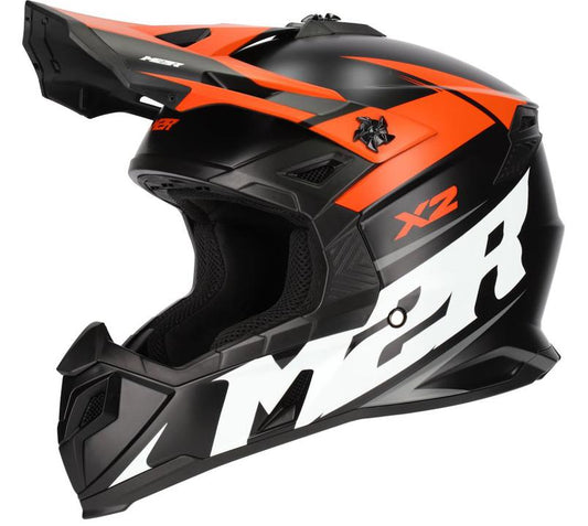 M2R X2 Helmet - Charger Pc-8F Orange