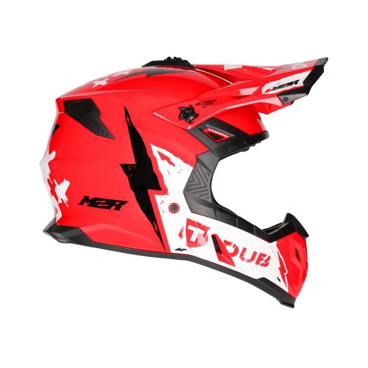 M2R X2 Helmet - Tdub Pc-1 Red