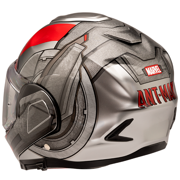 HJC F100 Modular Helmet Antman Marvel MC-1 - Black / Red