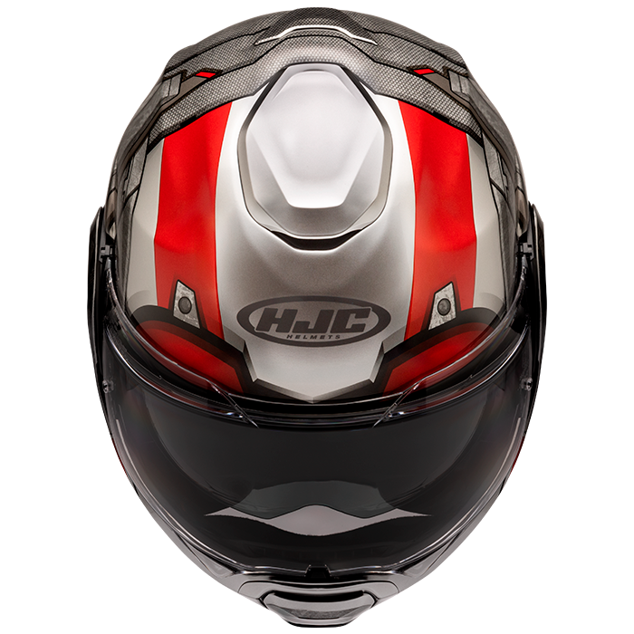 HJC F100 Modular Helmet Antman Marvel MC-1 - Black / Red
