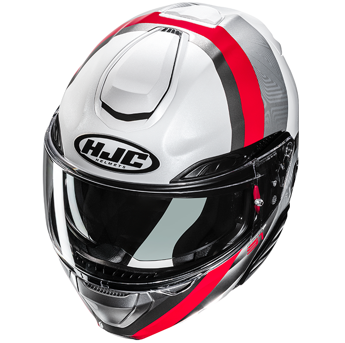 HJC RPHA 91 Modular Helmet Fensh MC-1 - Black / Red
