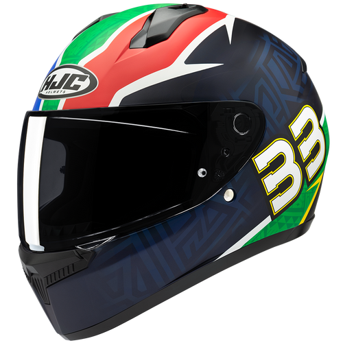 HJC C10 Helmet - Brad Binder BB33 MC-21SF