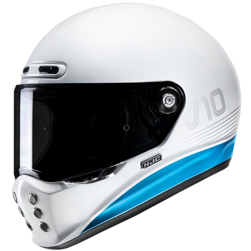 HJC V10 Tami MC-2 Helmet - White / Blue