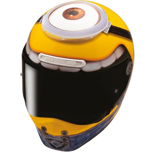 HJC V10 Stuart Minions Helmet - Yellow / Grey