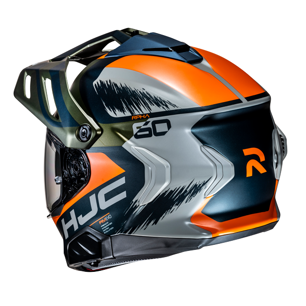 HJC RPHA 60 Helmet Quid MC-47SF - Orange / Blue