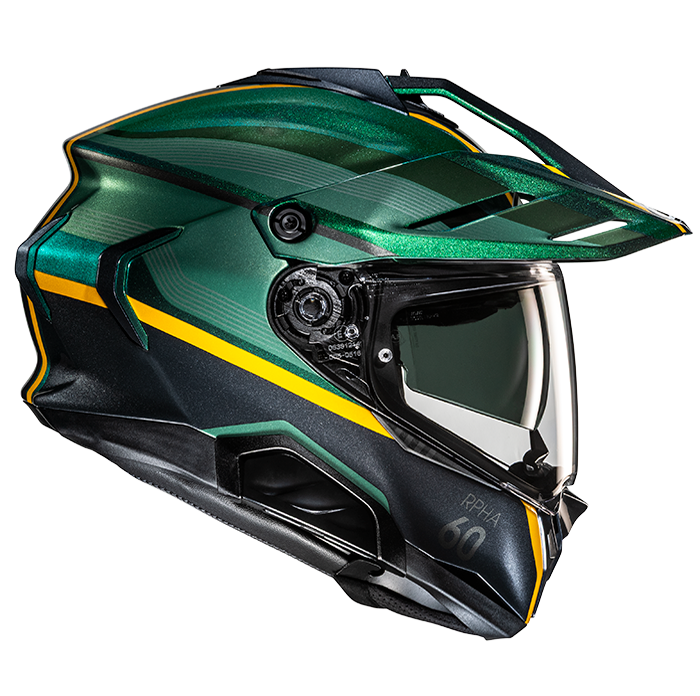 HJC RPHA 60 Adventure Helmet Arbre MC-4 - Black / Green