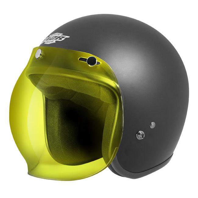 M2R Bubble Visor (B2) Yellow Fits Uni Open Face