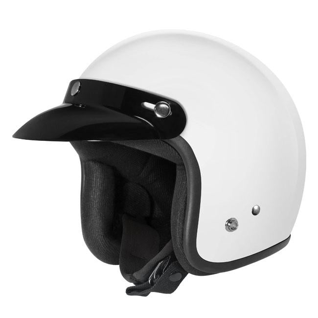 Dririder Base Open Face Helmet - White