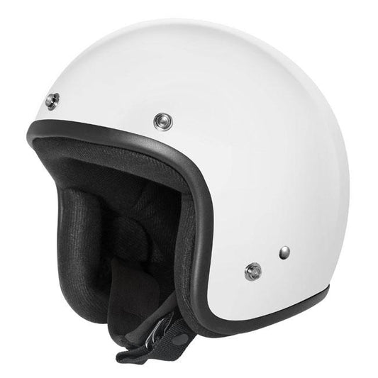 Dririder Base Open Face Helmet - White