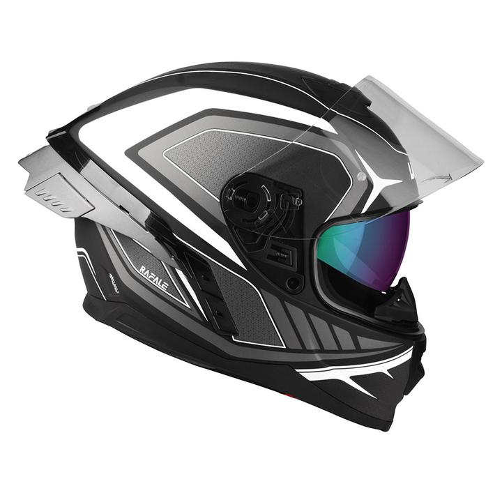 Lazer Rafale Sr Helmet Hexa Black White Matt