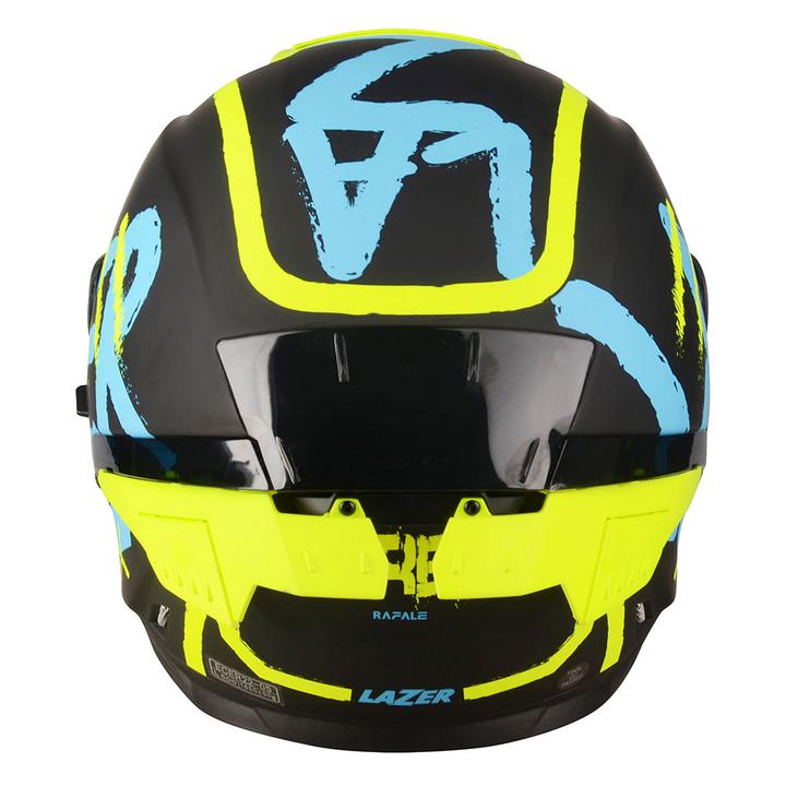 Lazer Rafale Sr Helmet - Street Black Blue Yellow Matt