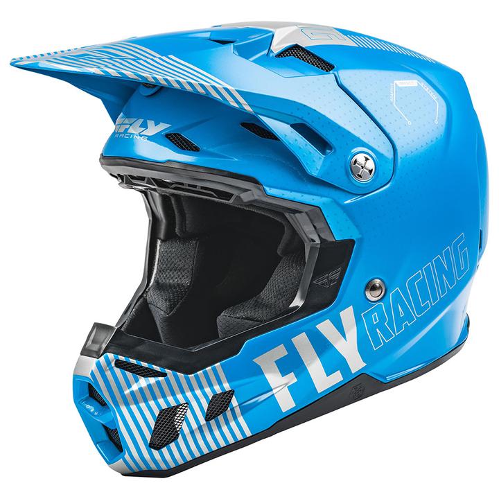 Fly Formula CC Helmet - Youth Large - Primary Blue / Grey