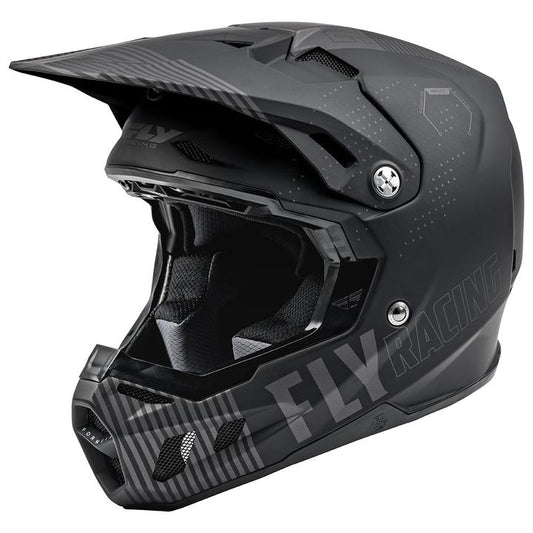 Fly Formula CC Helmet - Youth Large - Primary Mt. Grey / Black