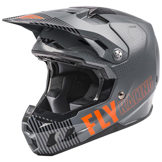 Fly Formula CC Helmet - Primary Grey / Orange