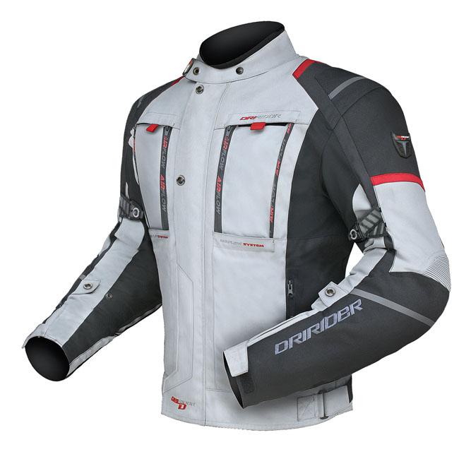 Dririder Vortex Sport 4 Men's Jacket - Silver / Black