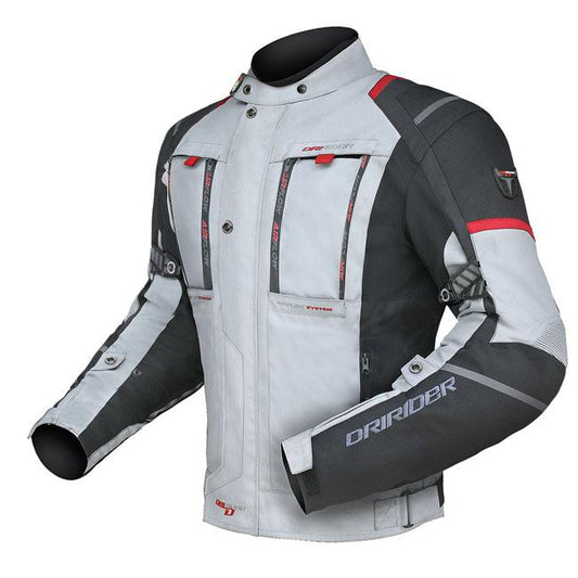 Dririder Vortex Sport 4 Men's Jacket - Silver / Black