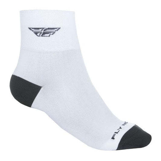 Fly Socks Shorty White / - Black