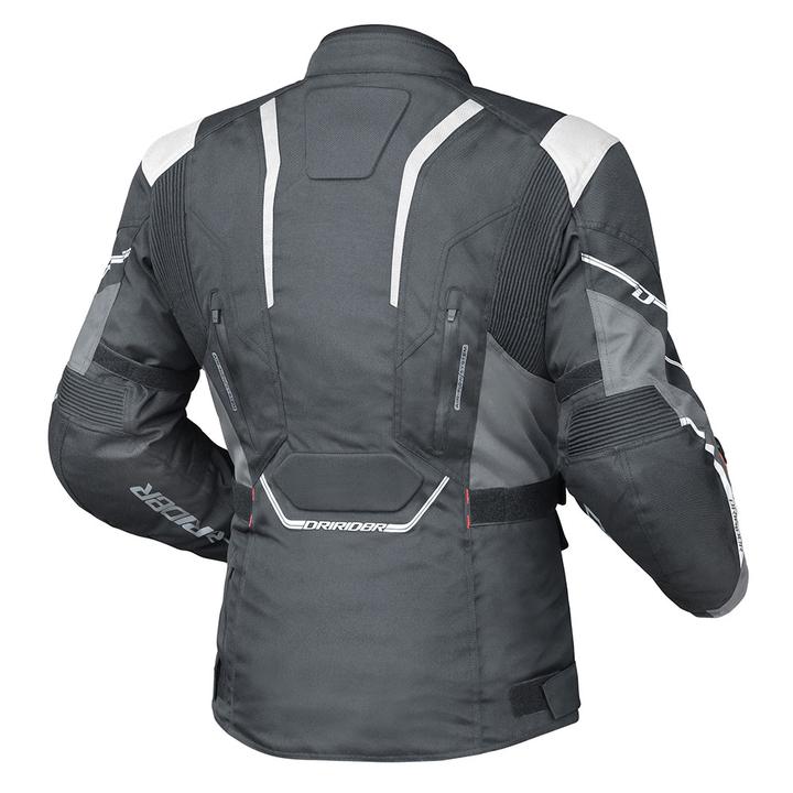 Dririder Apex 5 Women's Jacket - Black, White / Grey