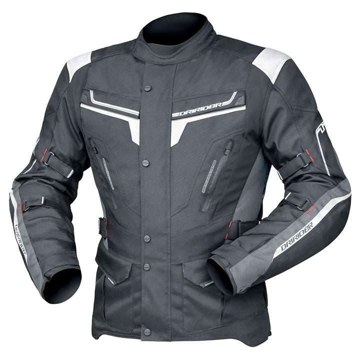 Dririder Apex 5 Women's Jacket - Black, White / Grey