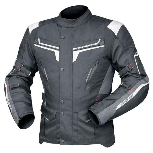 Dririder Apex 5 Women's Jacket - Black, White / Grey