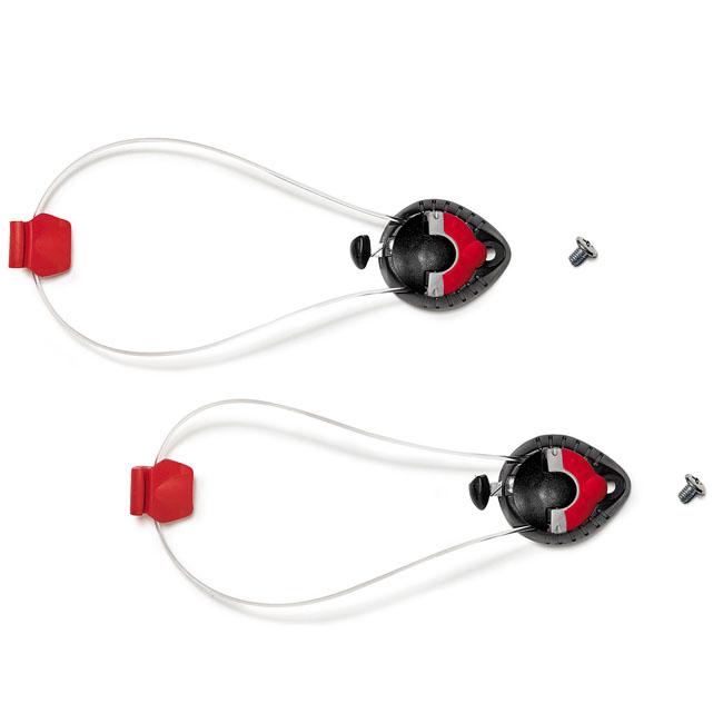 Sidi Vortice Tecno Instep Tensioner - Black/Red 100mm