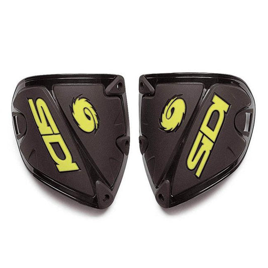 Sidi Crossfire 1 Shin Plate - Black / Yellow - Pair