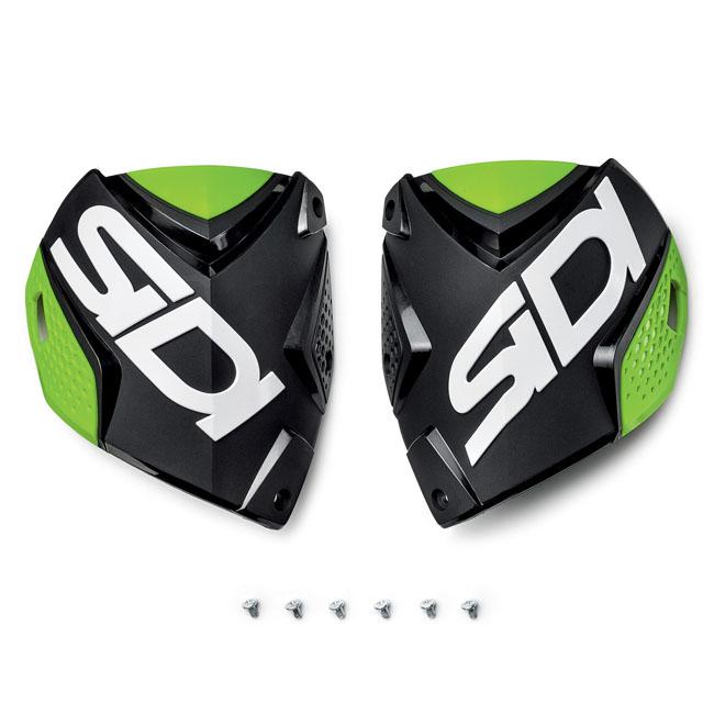Sidi Crossfire 2 Shin Plate - Black/Green - Pair