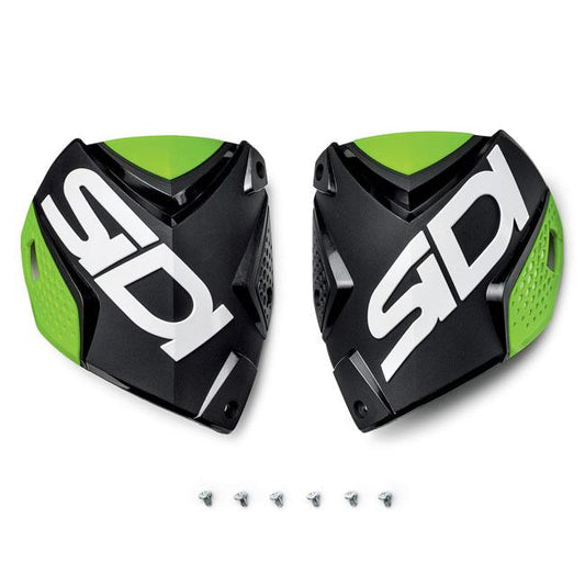 Sidi Crossfire 2 Shin Plate - Black/Green - Pair