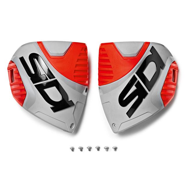 Sidi Crossfire 3 Shin Plate - Ash/Red/Black - Pair