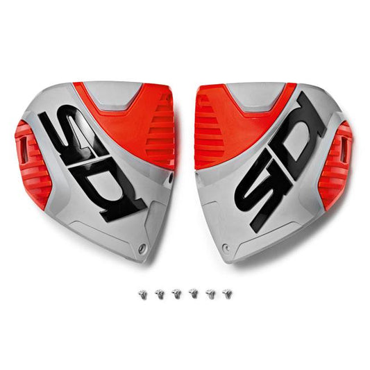 Sidi Crossfire 3 Shin Plate - Ash/Red/Black - Pair