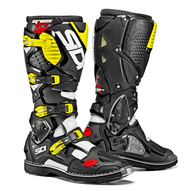 Sidi Crossfire 3 White / Black / Yellow Fluro