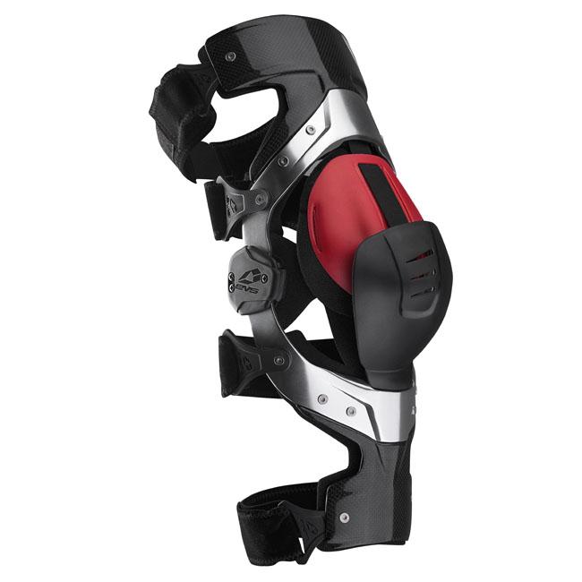 EVS Axis Pro Knee Braces (Pair) - Black/Red