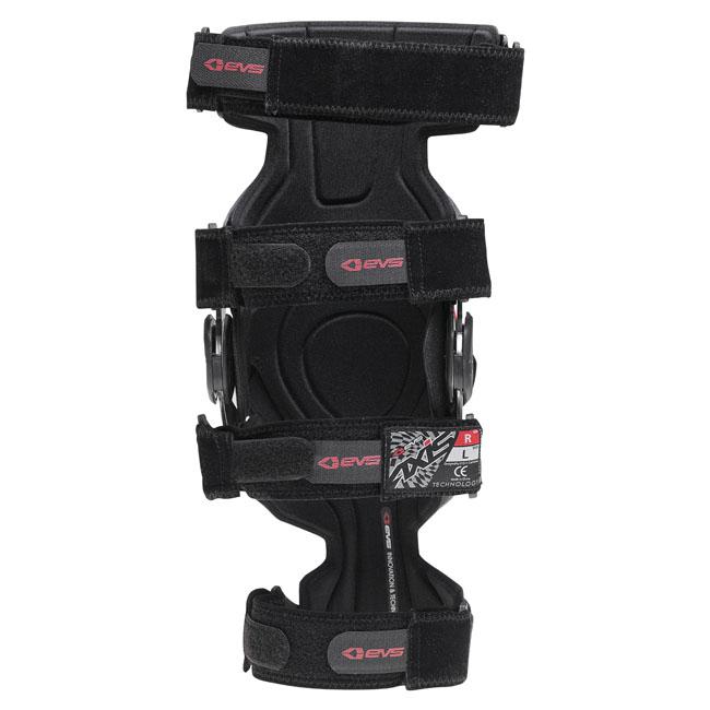 EVS Axis Pro Knee Braces (Pair) - Black/Red