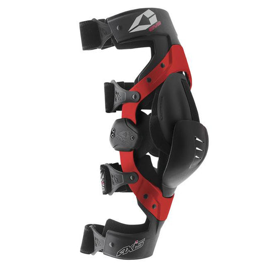 EVS Axis Sport Knee Braces (Pair) - Black / Red