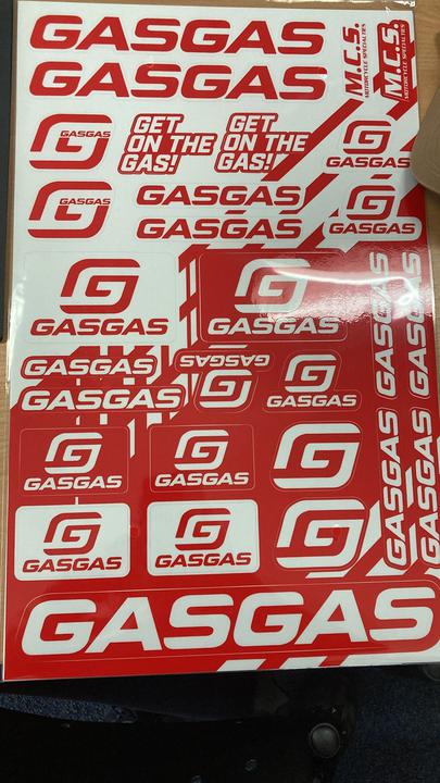Gas Gas Sticker Sheet