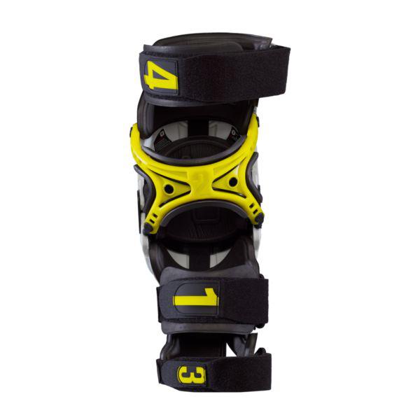 Mobius X8 Knee Braces (Pair) - White / Yellow