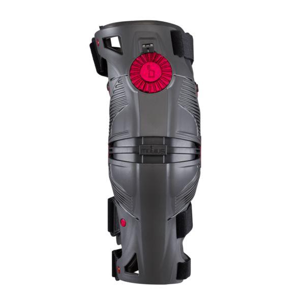 Mobius X8 Knee Braces (Pair) - Grey / Red