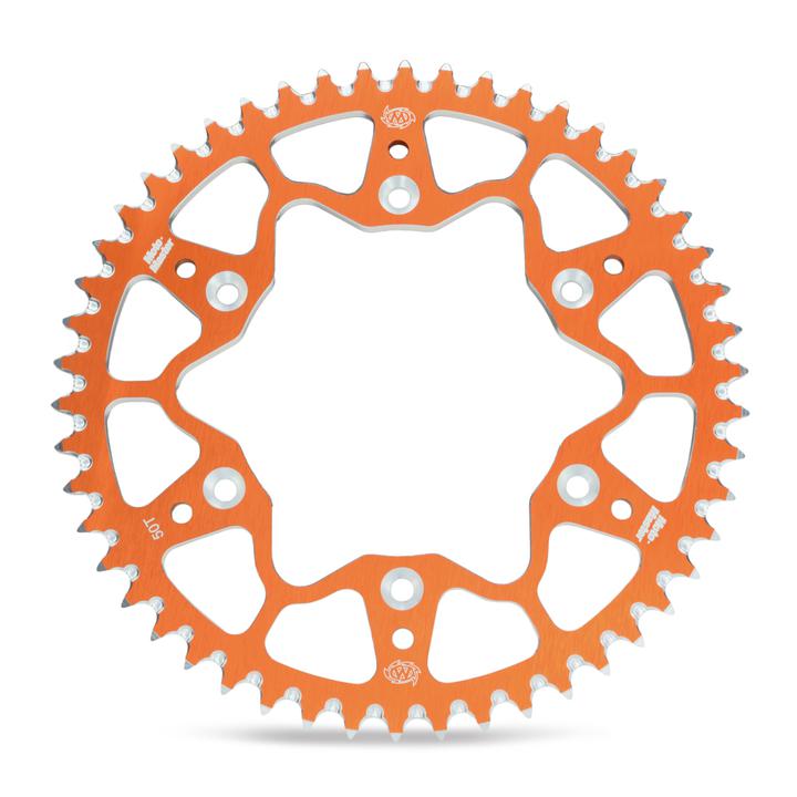 Moto-Master 7075 Aluminium Rear Sprocket - Orange