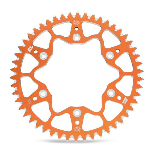 Moto-Master 7075 Aluminium Rear Sprocket - Orange