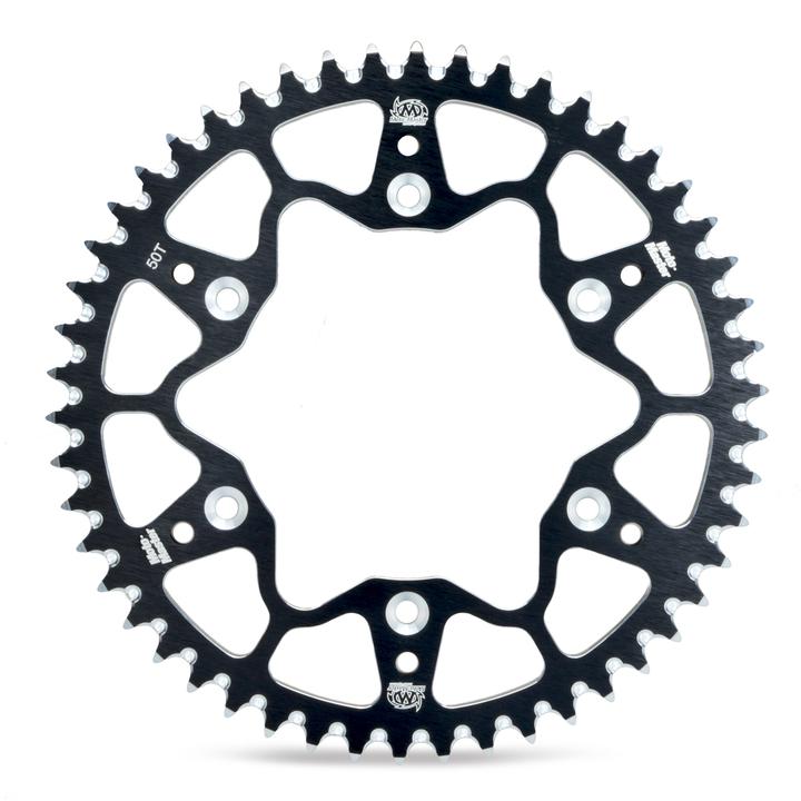 Moto-Master 7075 Series Aluminium Rear Sprocket - Black